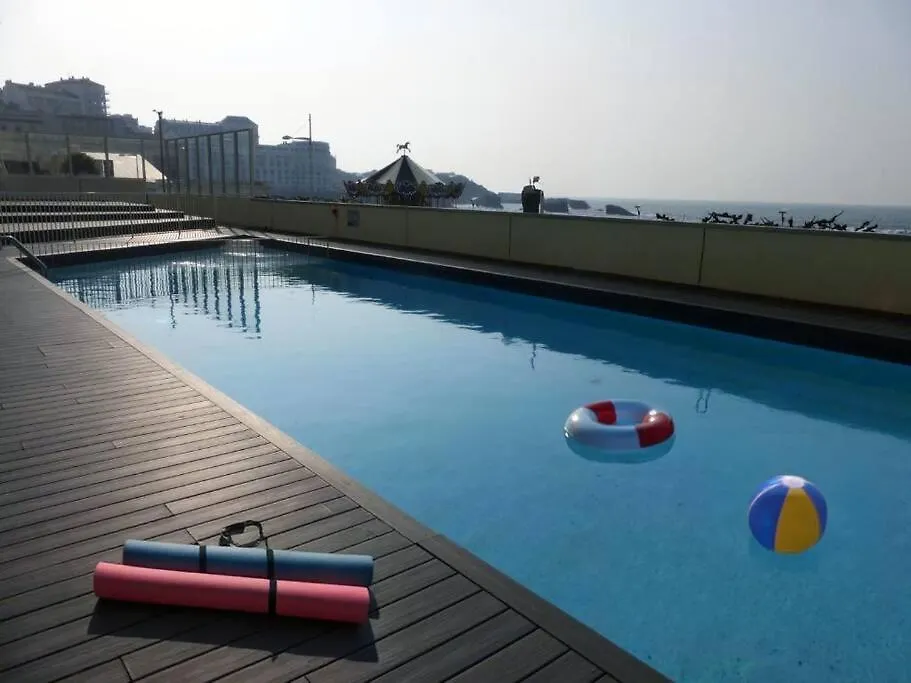 Amazing Cosy Studio With Ocean View & Pool بياريتز شقة